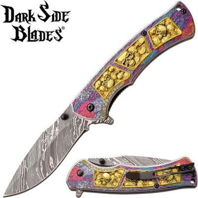 DSA085GD - Couteau DARK SIDE BLADES Spring Assisted