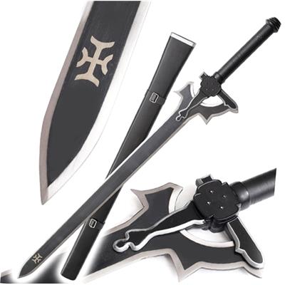 EKESAO - Épée Kirito Elucidator Forgée Main SWORD ART ONLINE