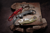 LE1AES - Couteau LIONSTEEL Karambit L.E.One Marron