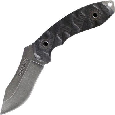 SCHF23 - Poignard SCHRADE Full Tang Clip Point Re-Curve Fixed Blade