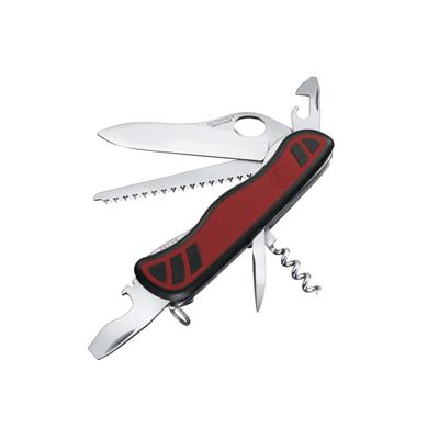 08361MC - Couteau VICTORINOX Forester One Hand Bi-Matière Rouge