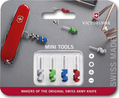 2.1201.4 - Set de 4 Mini-Tournevis Colorés VICTORINOX