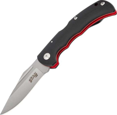 HE55008 - Couteau HERBERTZ G10 Noir/Rouge 12 cm Inox