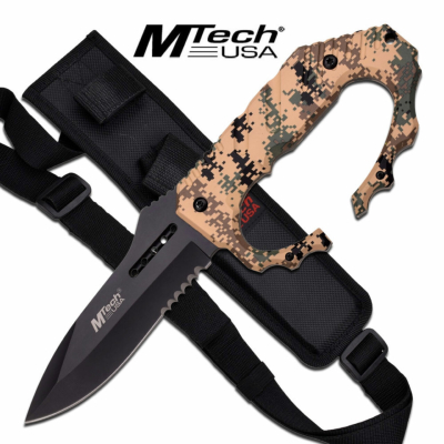 MT2051CD - Couteau Tactique MTECH USA Camo Desert