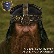 RCDH1 - Casque des Nains Dwarf Helmet Le Seigneur Des Anneaux ( Réplique )