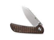 S220143 - Couteau SENCUT Fritch Micarta Marron