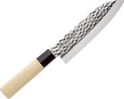 SRH100W - Couteau SEKIRYU Santoku 16,5 cm Lame Martel�e