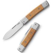 BM2CVN - Couteau LION STEEL BM2 bestMAN Micarta Naturel