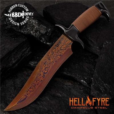 GH5089 - Poignard HIBBEN Hellfyre Highlander Bowie Knife