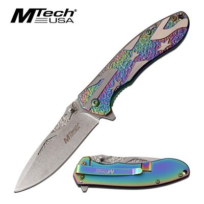 MTA1023CRD - Couteau MTECH Framelock A/O Spectrum