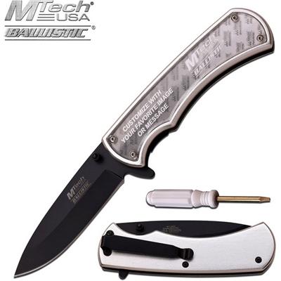 MTA923SL - Couteau à Customisé MTECH Gris