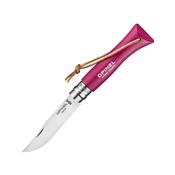 OP002201 - Couteau OPINEL Baroudeur N° 6 VRI Framboise à Lacet