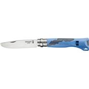 OP001898 - Couteau OPINEL N°7 Outdoor Junior Bleu