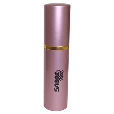 LS-22-US - Vaporisateur Anti-Agression au Piment Rouge 22 g Façon Rouge à lèvres Rose SABRE RED