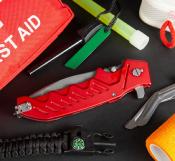 0179SWRED - Couteau de Sauvetage EXTREMA RATIO Glauca G1 Rescue Red