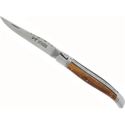 2844 - Couteau Laguiole LE FIDELE Manche Bois de Pistachier 12 cm Inox