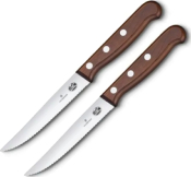 5.1230.12G - Set de 2 Couteaux  Steak VICTORINOX 12 cm Erable