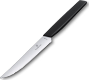 6.9003.12W - Couteau  Steak VICTORINOX Swiss Modern 12 cm Noir