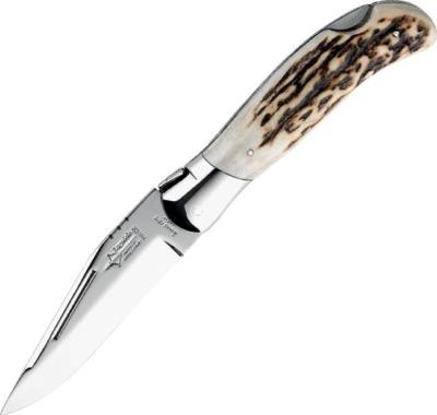 GD932 - Couteau Laguiole Chasse G.DAVID 12 cm Cerf véritable Mitre Inox
