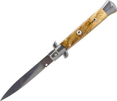 B250-23OL - Couteau CONSORZIO COLTELLINAI Automatique Stiletto Olivier