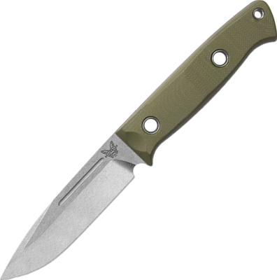 BEN163-1 - Couteau BENCHMADE Bushcrafter OD Green