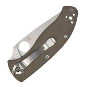 C122GBNM4P - Couteau SPYDERCO Tenacious G10 CPM M4 Marron