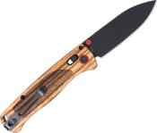 CBZWDBLDBLK - COBRA TEC Zebrawood Bar Lock Drop point Black 