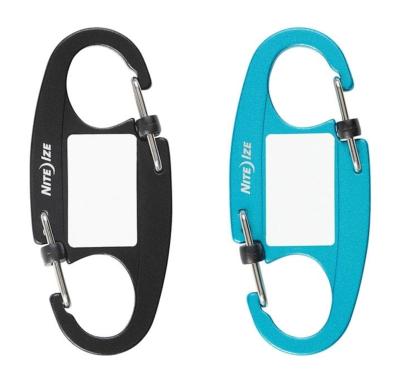 IKSLAA12R6 - Mousquetons Doubles NITE IZE IdentiKey Slidelock Dual Carabiner