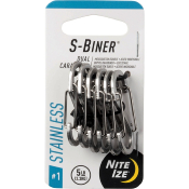 SB1116R3 - Pack de 6 Mousquetons S-Biner #1 NITE IZE 