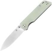 QS102C - Couteau QSP Parrot G10 Jade