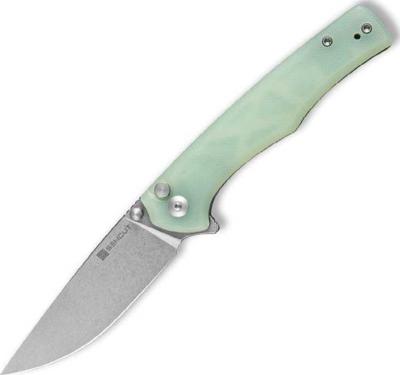 S210121 - Couteau SENCUT Crowley G10 Naturel Stonewashed