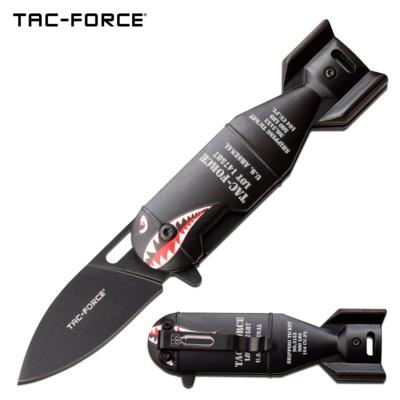 TF1039BK - Couteau TAC FORCE Bomb Black Spring Assisted