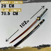 KKBFDE1 - Katana Forgé Kill Bill Hattori Hanzo Blood Damascus Edition