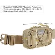 MX8001B - Pochette JANUS Extension Pocket MAXPEDITION Black