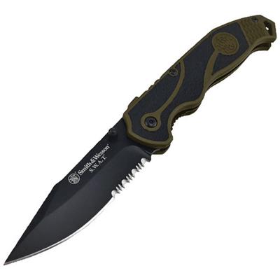 SW1100058 - Couteau SMITH & WESSON Linerlock A/O Green/Black