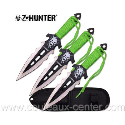 ZB1353 - Jeu de 3 Couteaux à lancer Z HUNTER