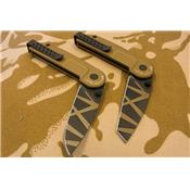 135BF1WCT - Couteau EXTREMA RATIO BF1 CT Classic Tanto Desert Warfare