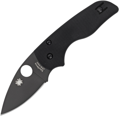 C230GPBBK - Couteau SPYDERCO Lil' Native G10 Black Blade