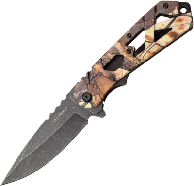 TF1019GY - Couteau TAC FORCE Linerlock A/O Brown Camo