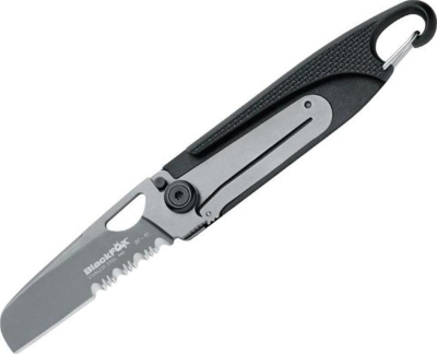 BF21681 - Couteau BLACK FOX Zytel Noir à Mousqueton