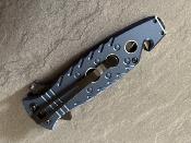 3825 - Couteau TAC FORCE Police Speedster Blue