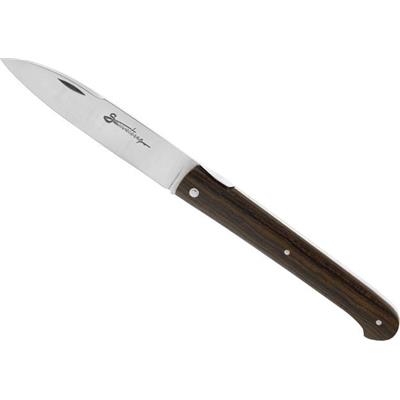 78104 - Couteau de SAUVETERRE Plein Manche Ziricote 11 cm Inox