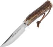 9275 - Poignard MUELA Braco Bois de Cerf + Etui Cuir