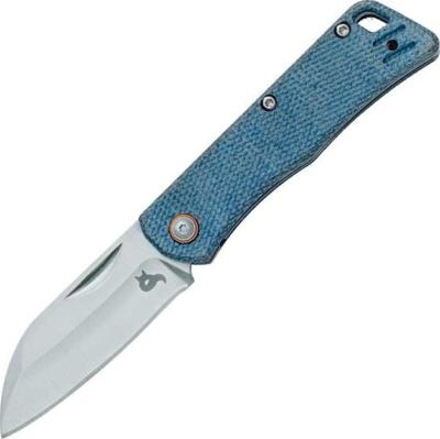 BF785MIBL - Couteau BLACK FOX Teeny Micarta Bleu