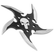 SHURI3 - Set de 3 Etoiles à Lancer Punisher Skull Black