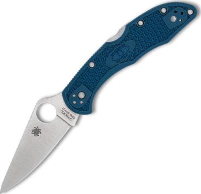 C11PCBL - Couteau SPYDERCO Delica 4 CPM SPY27 Bleu