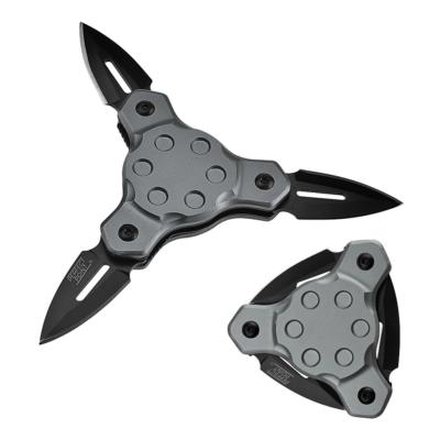 PPFTS1 - Etoile à Lancer / Shuriken Pliante PERFECT POINT Gris
