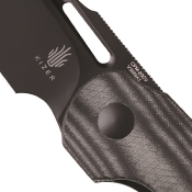 KIV3569A1 - Couteau KIZER October Linerlock Black Micarta