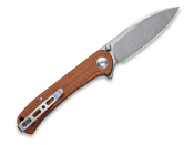 SA03D - Couteau SENCUT Scepter Micarta Marron