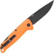 SGADVBKOR - Couteau SOG Adventurer LB Orange & Black